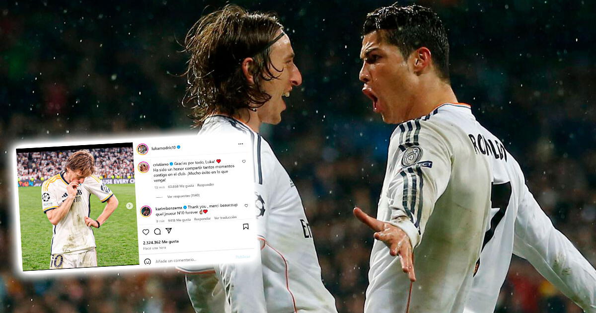 Cristiano Ronaldo remece todo Real Madrid con inesperado mensaje a Modric: 