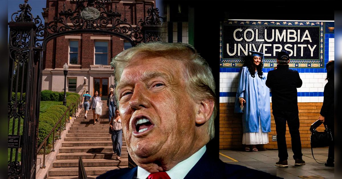 Trump amplía su batalla legal y acusa a la Universidad Columbia de violar ley federal en Estados Unidos