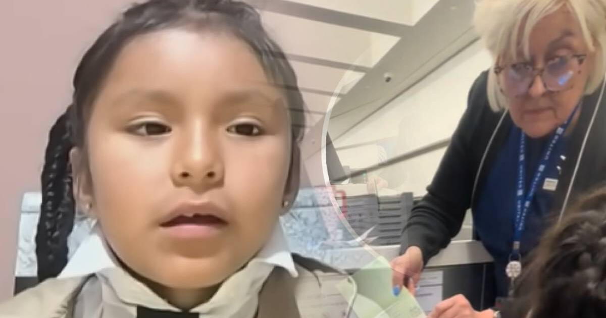 Orgullo peruano: niña de 7 años traduce el idioma inglés a una familia migrante en un aeropuerto de EE. UU.