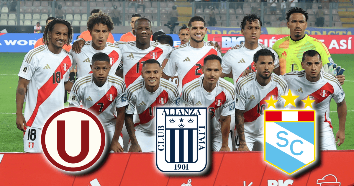 Universitario, Alianza o Cristal: ¿Qué club aporta más jugadores a la selección peruana?