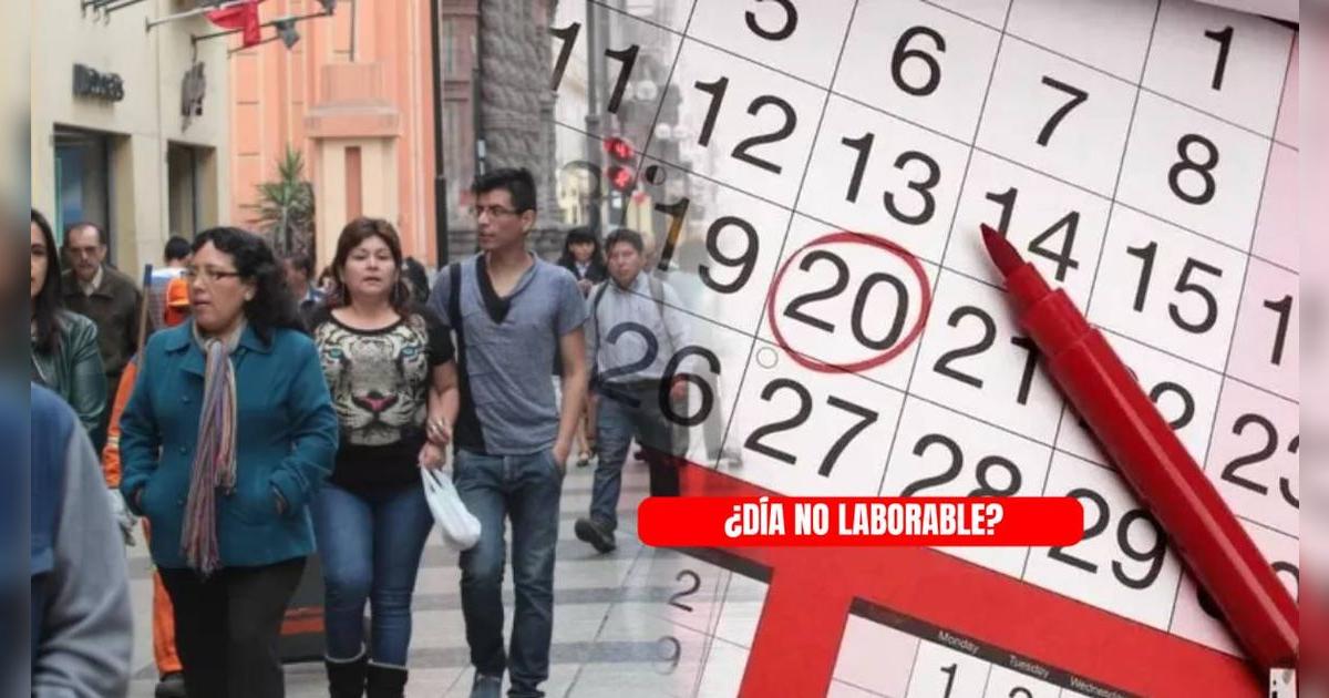 ¿Este viernes 6 de junio es día no laborable?: esto dice El Peruano