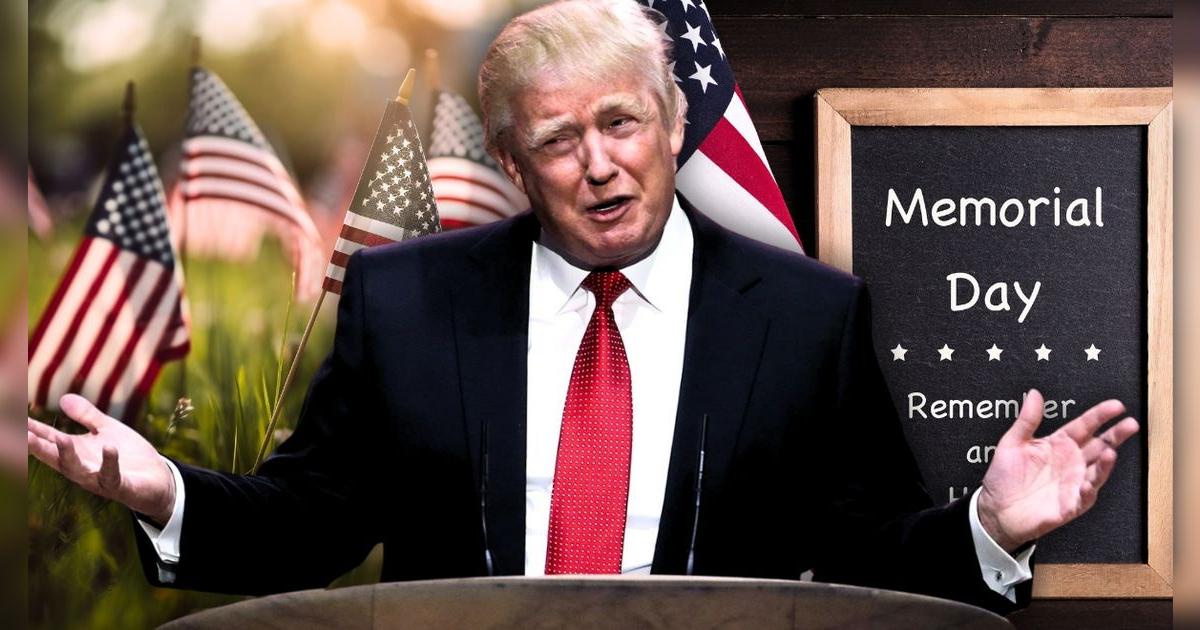 Donald Trump enciende la polémica en Estados Unidos con controversial mensaje por el Memorial Day