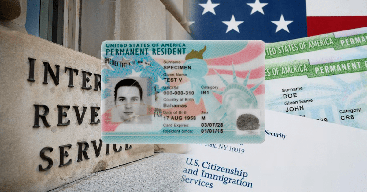 Se confirma la PEOR NOTICIA para inmigrantes con Green Card: IRS revela quiénes dejarían de ser residentes fiscales en EE. UU.