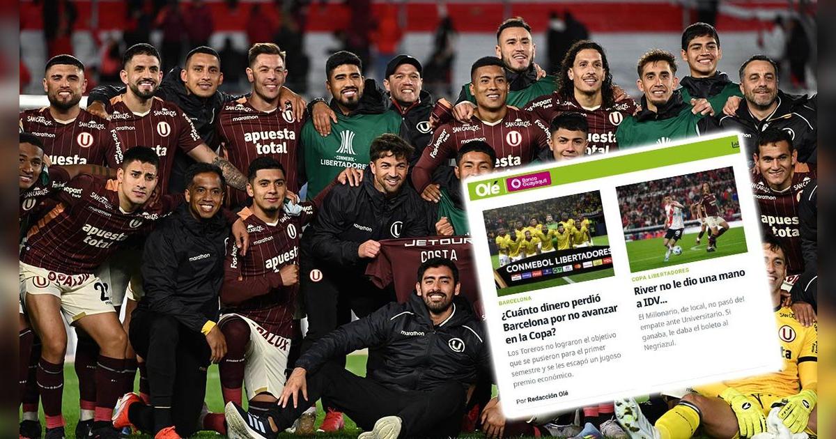 Prensa ecuatoriana estalló con clasificación de Universitario a octavos: 