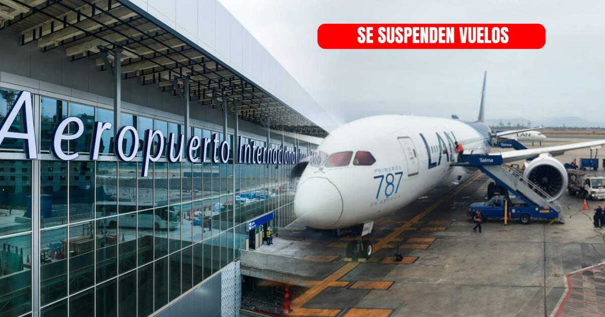 ¡Atención! Vuelos de ingreso y salida en el aeropuerto Jorge Chávez se suspenden este domingo 1 de junio