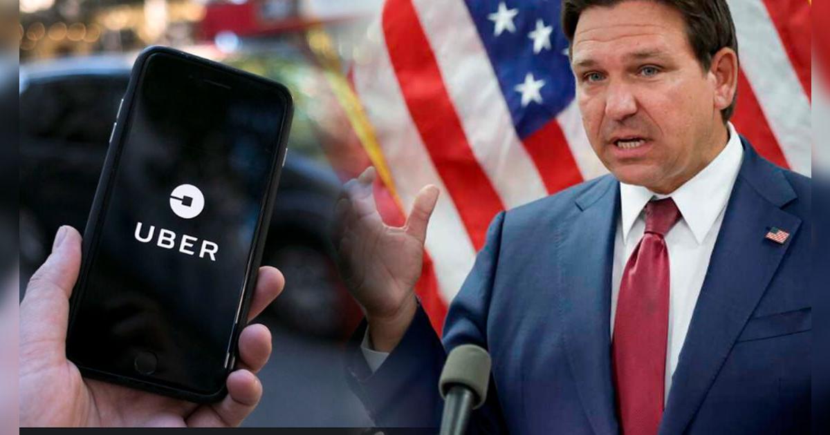 Ron DeSantis firmó drástica ley y anunció impactante noticia para conductores de Uber y Lyft