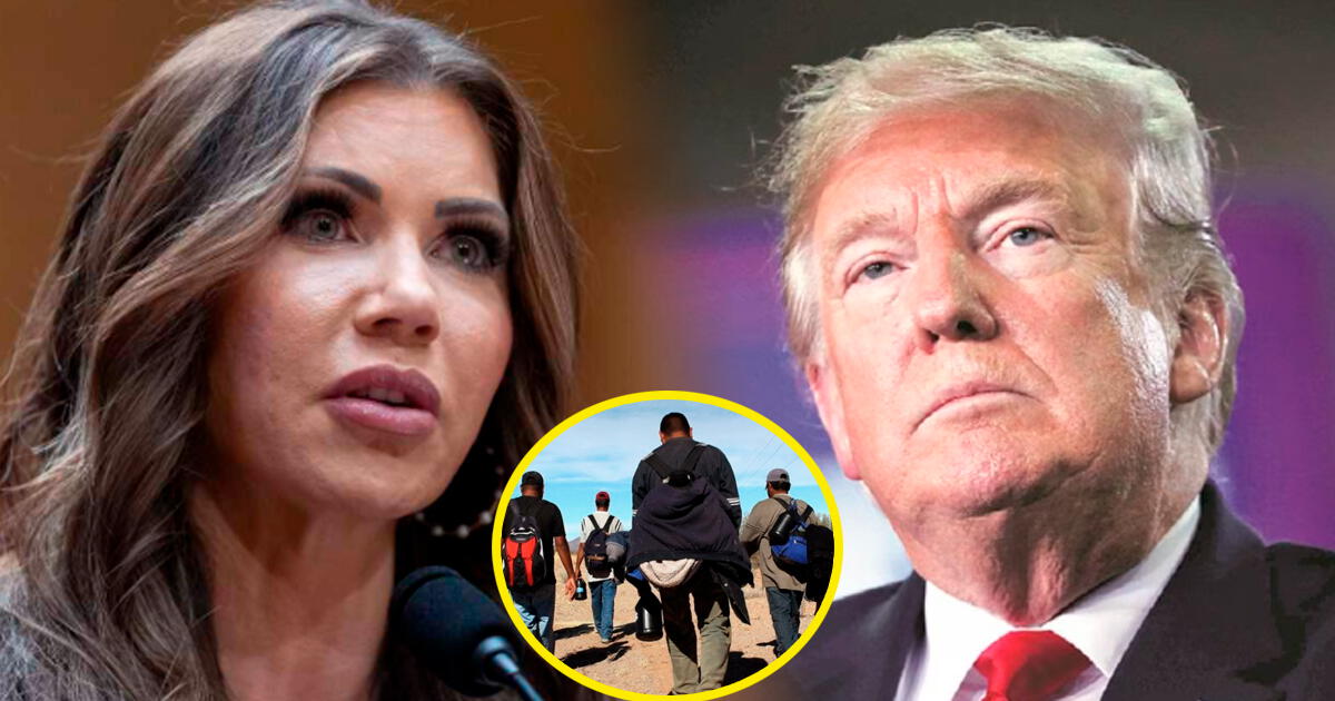 La terrible noticia que dio Trump: Noem SANCIONARÁ a los inmigrantes que cometan este DELITO