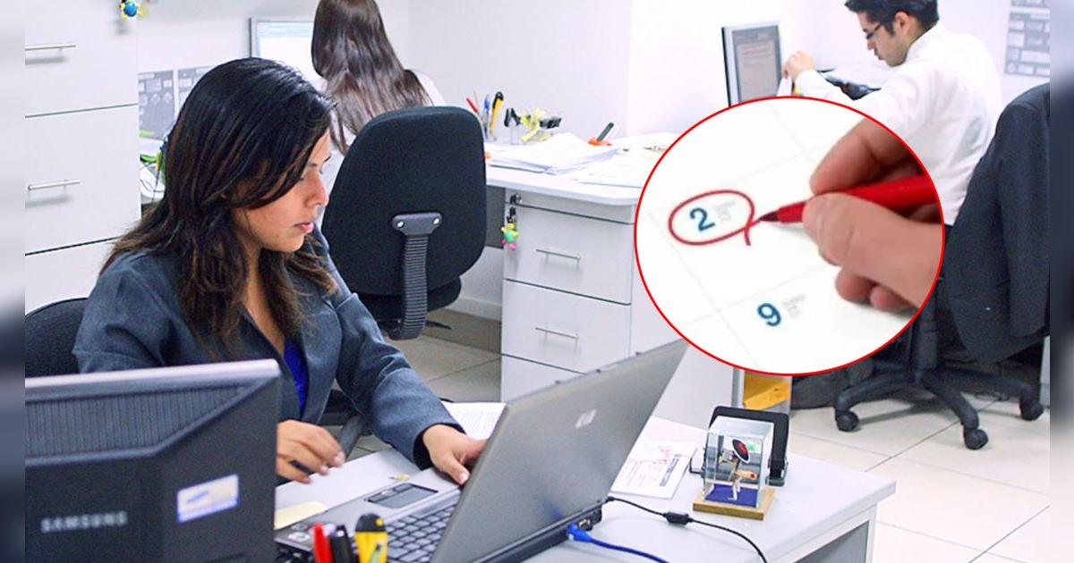 ¿El lunes 2 de junio es feriado o día no laborable? Esto dice el Estado peruano