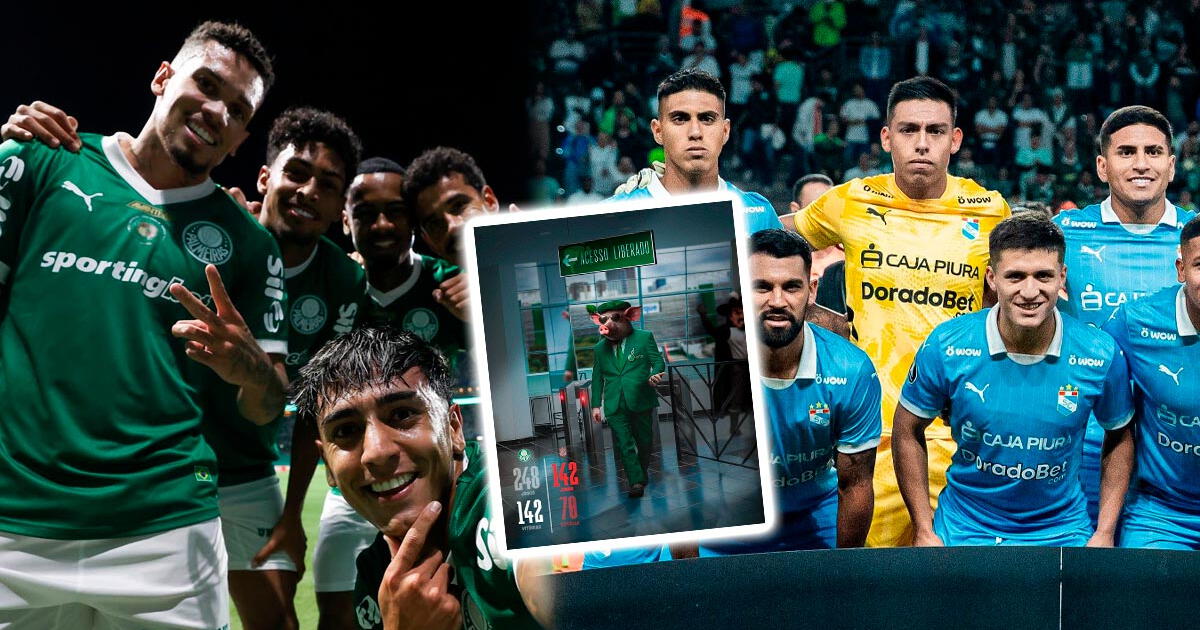 Palmeiras dejó polémico mensaje luego de golear 6-0 a Sporting Cristal: 