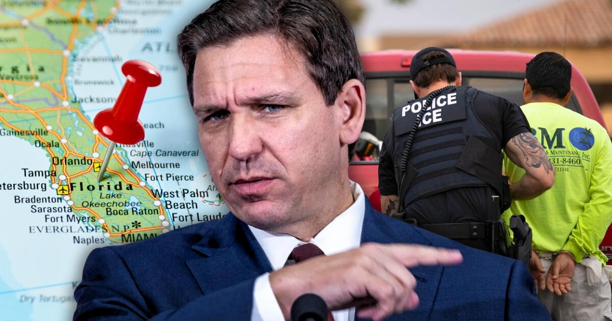 Ron DeSantis lo confirma: este es el mapa de Florida que muestra dónde ocurren más arrestos contra inmigrantes