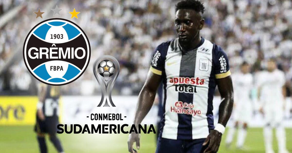 La primera baja confirmada de Alianza Lima para enfrentar a Gremio por la Copa Sudamericana