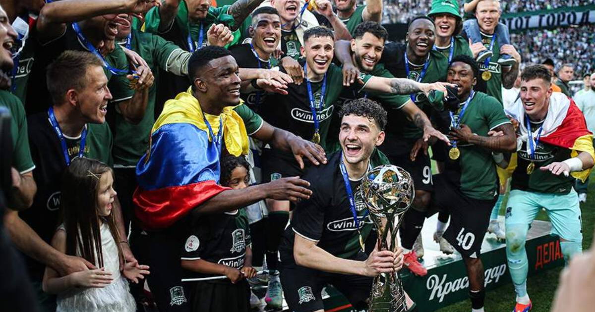 ¡FC Krasnodar se coronó campeón de la Premier Liga de Rusia!