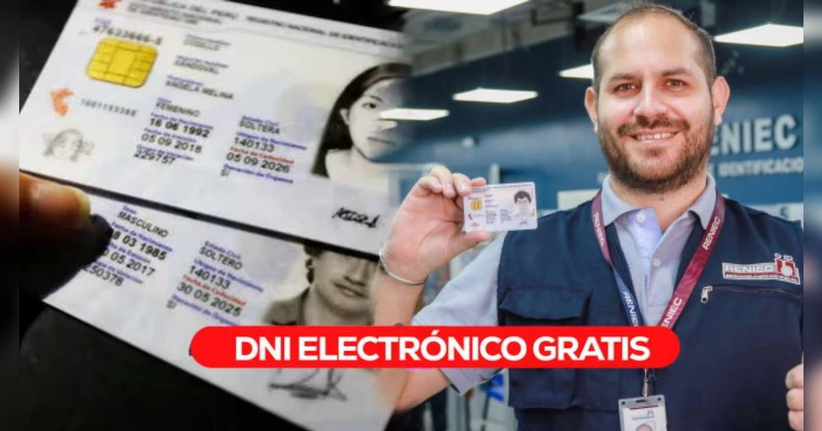Así podrás tramitar tu DNI sin costo este 9 y 10 de junio cumpliendo los requisitos de RENIEC