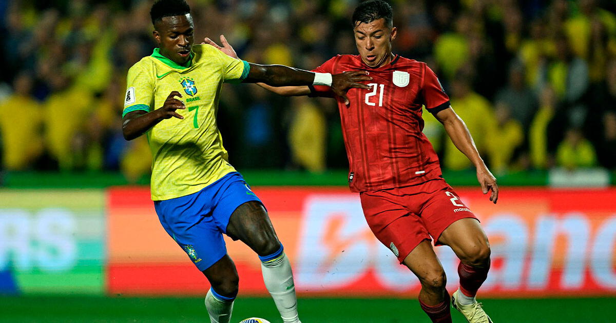 Hora del partido de Ecuador vs. Brasil HOY por Eliminatorias Mundial 2026