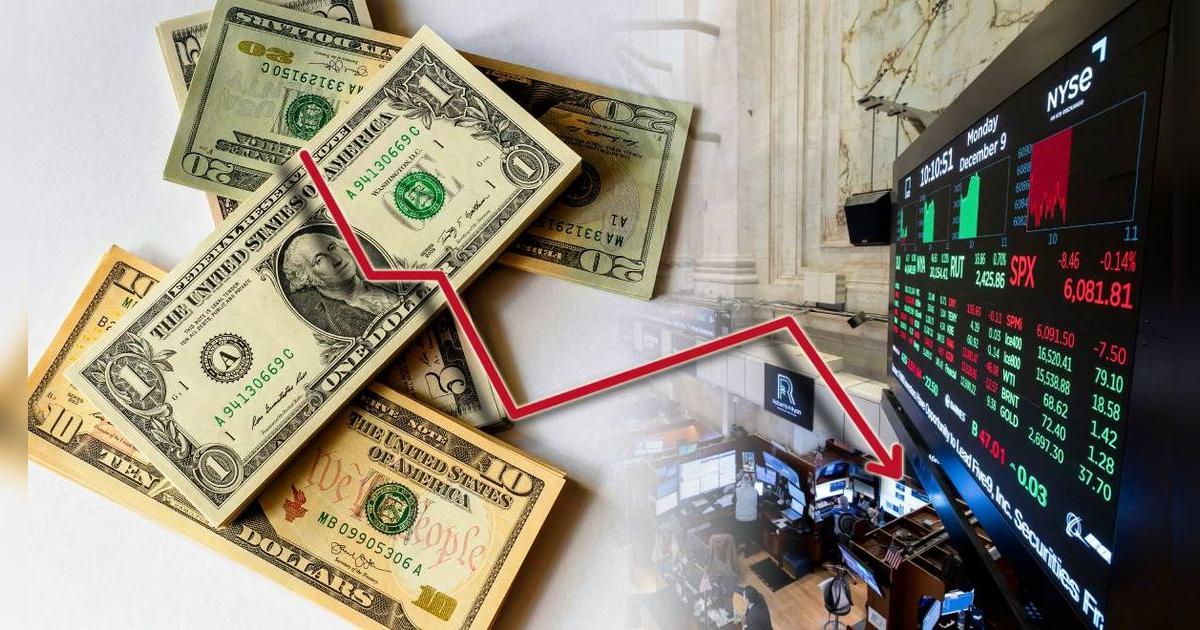 Pésima noticia de Wall Street para Estados Unidos y Donald Trump: el dólar se debilita y caerá a niveles no vistos