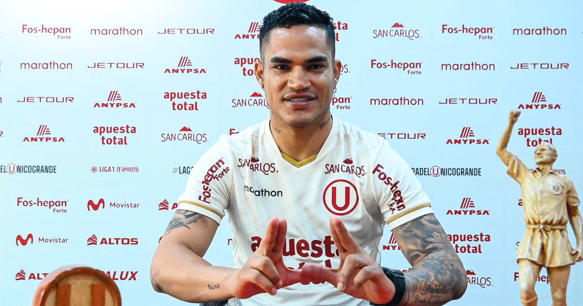 Universitario anuncia fichaje de Anderson Santamaría con este sorpresivo mensaje