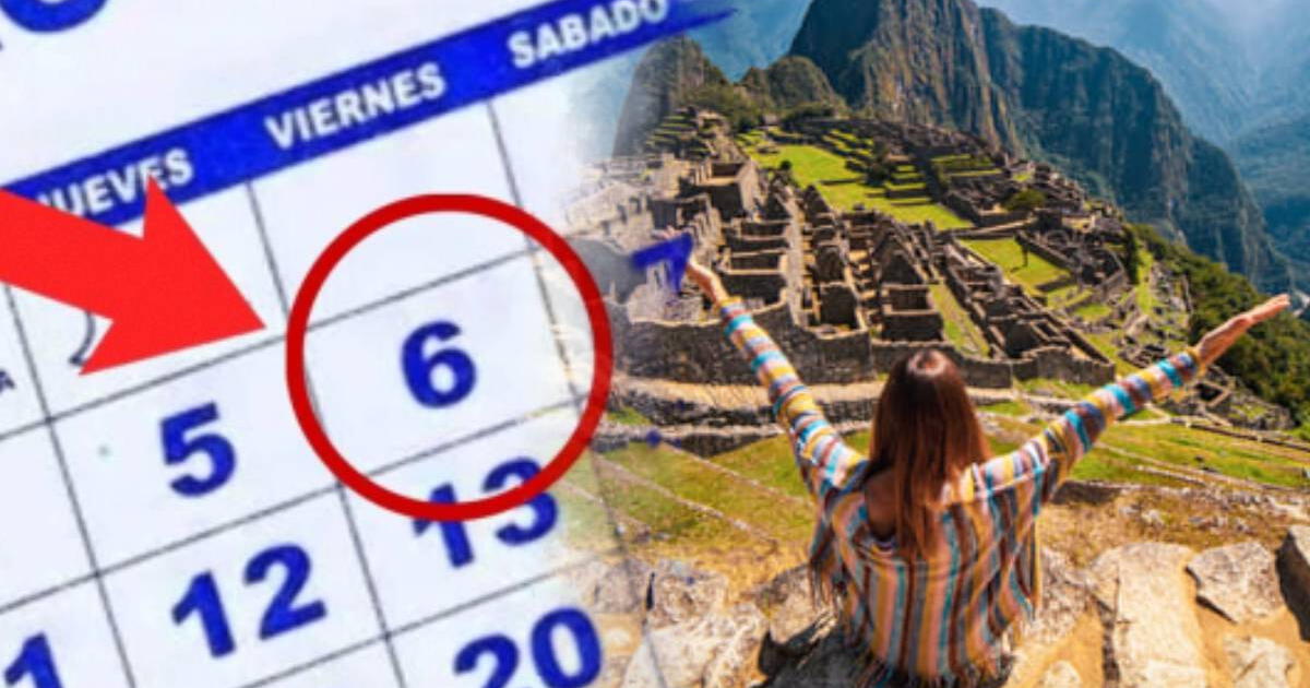 ¿Habrá feriado largo del viernes 6 al lunes 9 de junio? Esto dice El Peruano sobre el calendario