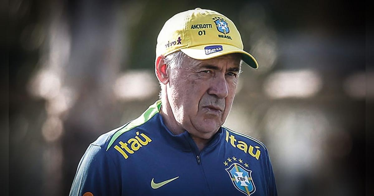 El poderoso once de Brasil ante Ecuador con el debut de Carlo Ancelotti