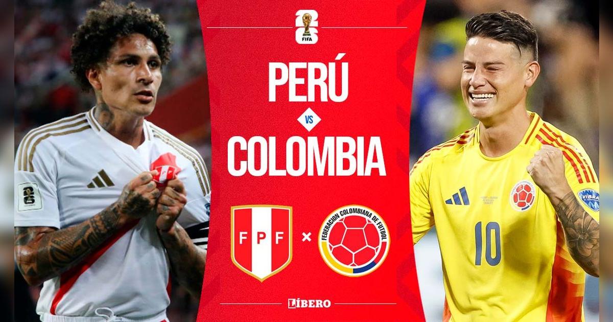 Perú vs Colombia EN VIVO por Eliminatorias 2026: cuándo juega, horario, pronóstico y dónde ver