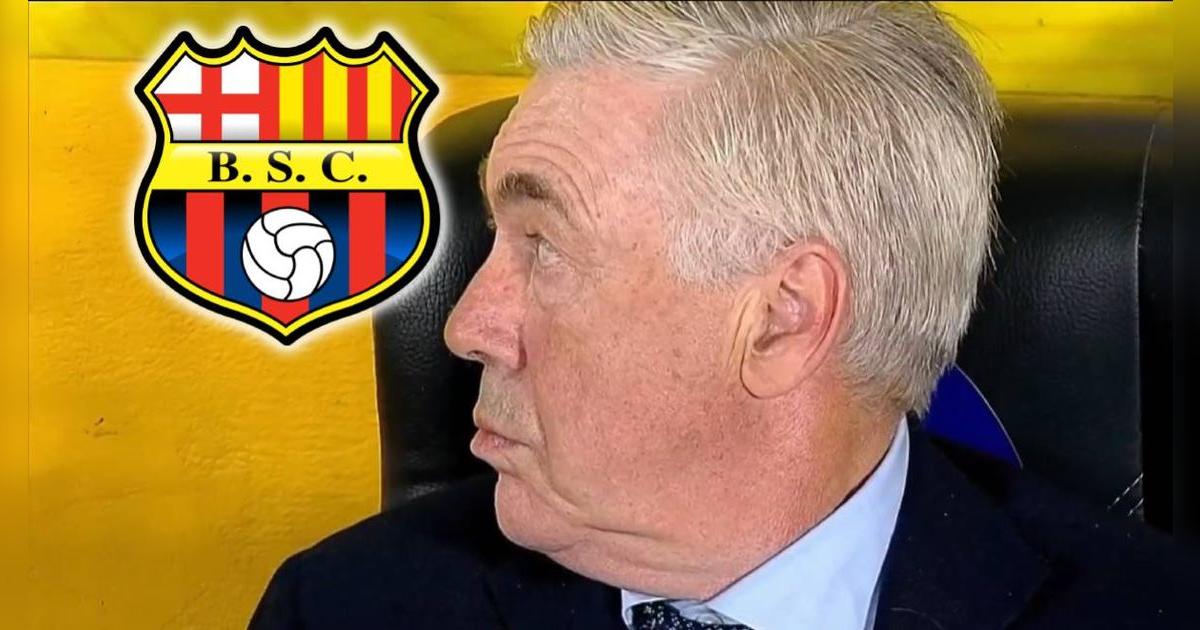 ¡No lo podía creer! Así reaccionó Ancelotti al descubrir que existe un Barcelona en Sudamérica