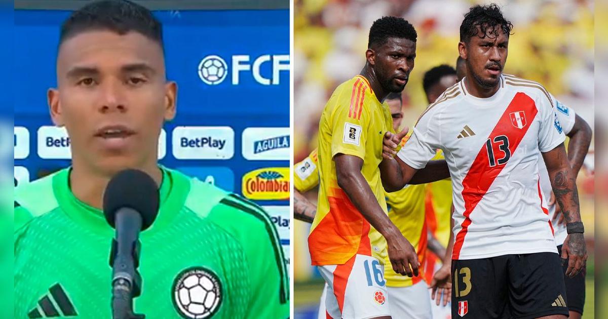 Jugador colombiano dio fuerte calificativo al juego de Perú tras empate: 