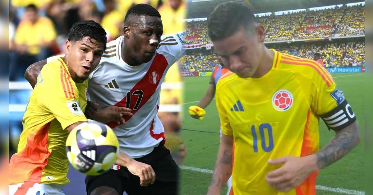 James Rodríguez lanzó fuerte calificativo sobre empate con Perú: 
