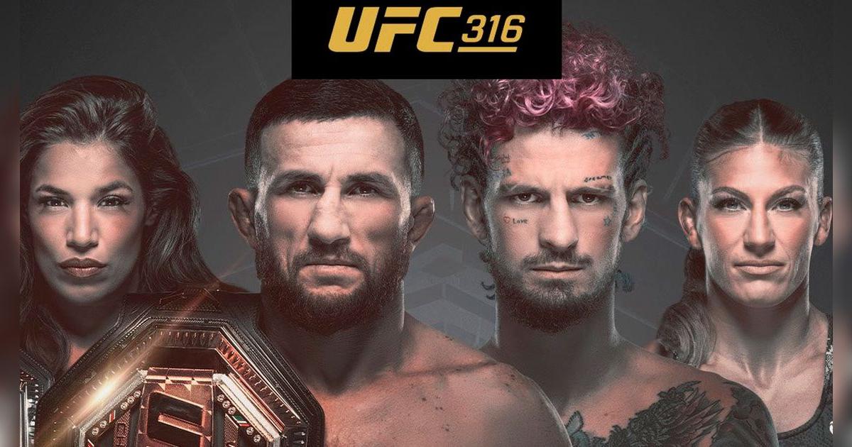 UFC 316 EN VIVO: cartelera, horario y dónde ver pelea de Dvalishvili vs. O'Malley