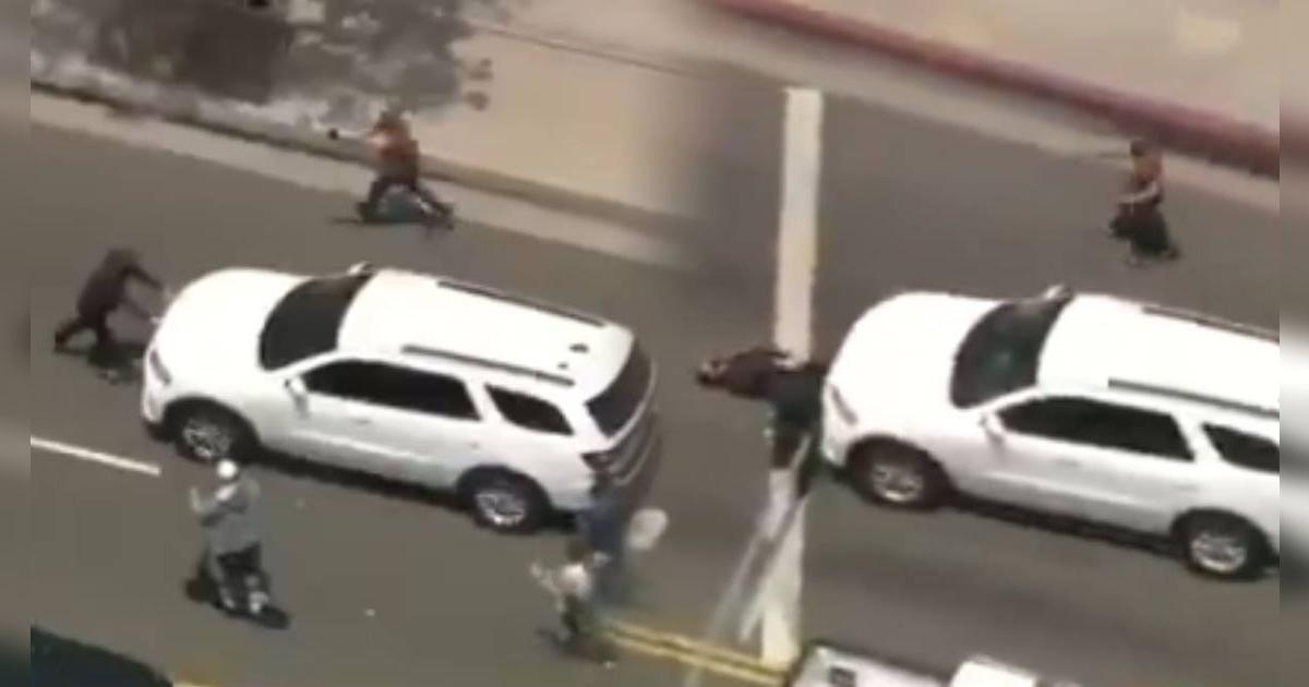¡Pánico en Los Ángeles! Manifestante es atropellado tras intentar bloquear auto de ICE en REDADA