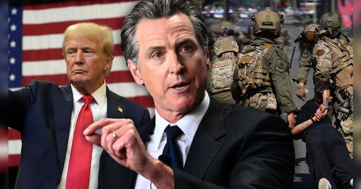 Gavin Newsom critica duramente a Donald Trump por enviar tropas a Los Ángeles y agravar la crisis tras redadas de ICE