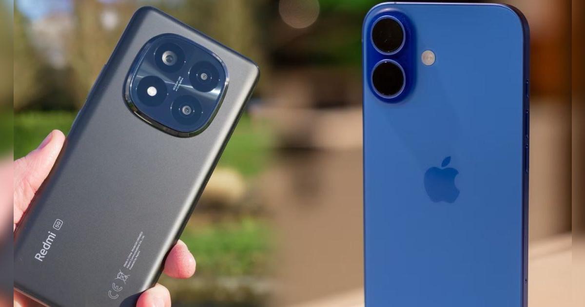 El iPhone 16 tiene buena fotografía, pero el Xiaomi Redmi Note 14 Pro+ mejor pantalla y rendimiento: ¿Cuál debo comprar?