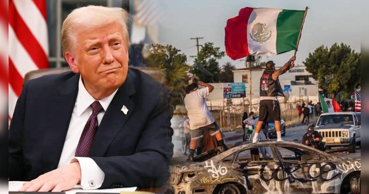 Disturbios en Los Ángeles: la FUERTE AMENAZA de Donald Trump a los inmigrantes manifestantes