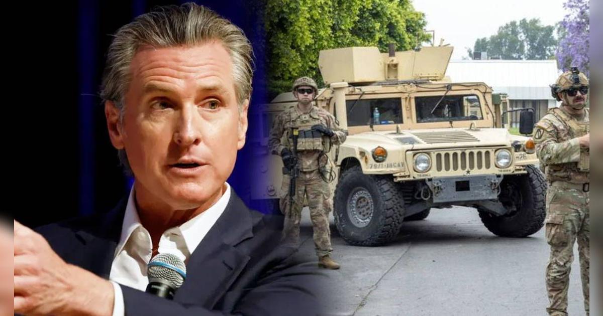 Gavin Newsom, en contra del despliegue de marines en Los Ángeles: 