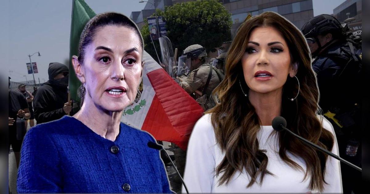 Secretaria de Seguridad de Estados Unidos acusa duramente a Claudia Sheinbaum: 