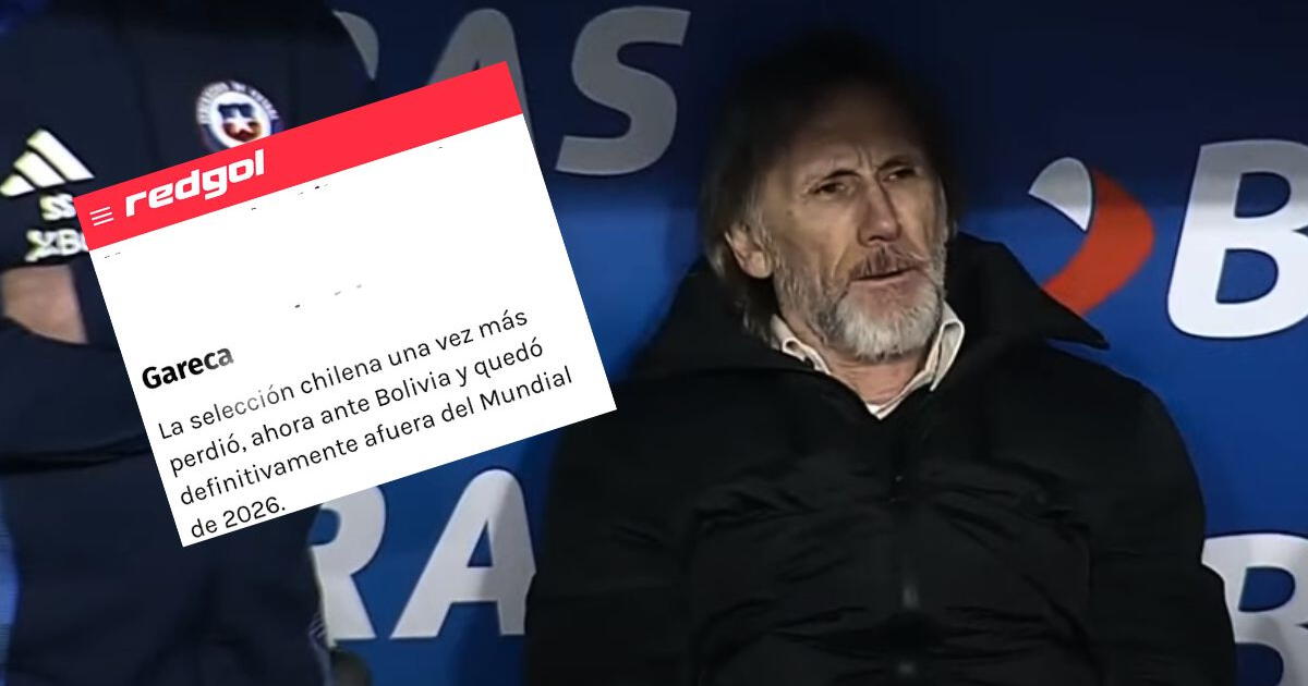 Medio chileno dio fuerte calificativo a Gareca tras quedar eliminados del Mundial: 