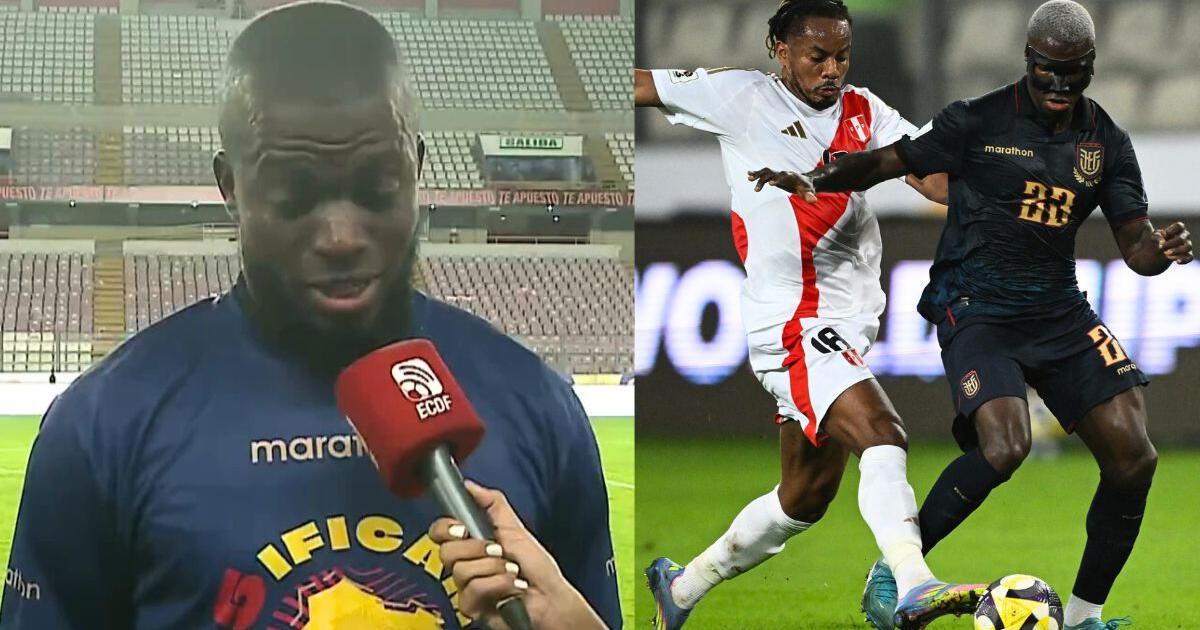 Enner Valencia dio fuerte calificativo al juego de Perú: 