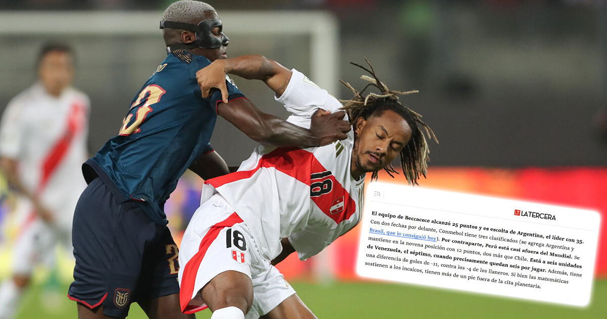 Así reaccionó la prensa chilena al empate de Perú que lo complica para el Mundial: 