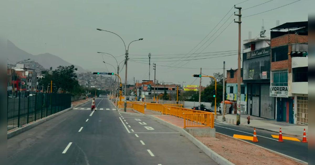 Municipalidad de Lima entrega nuevas pistas y veredas en el Cono Norte: 6 km de vía principal es remodelado