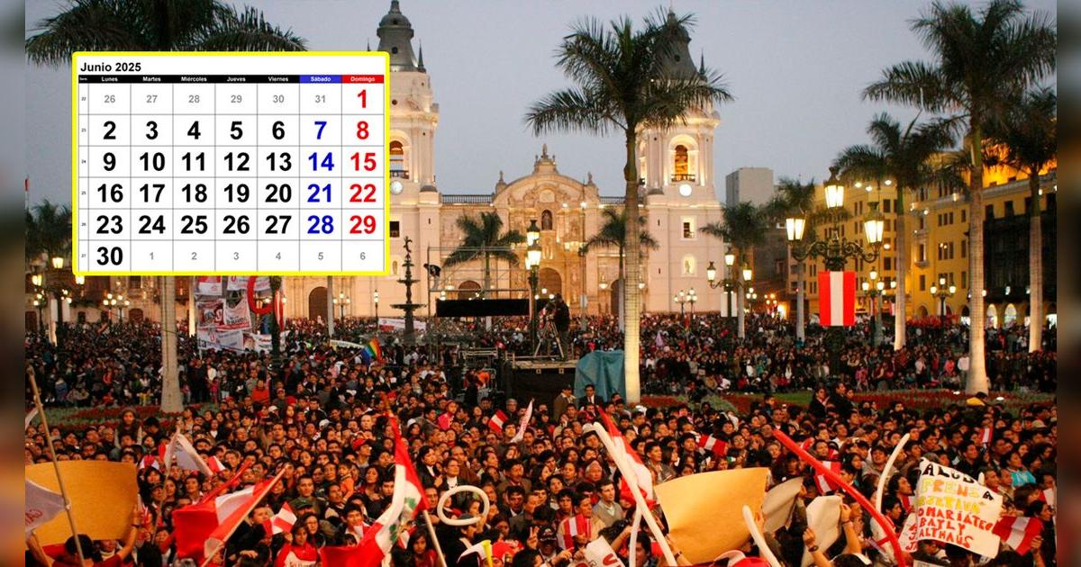 Llega un nuevo feriado en junio 2025 y cae martes: conoce si descansarás, según El Peruano