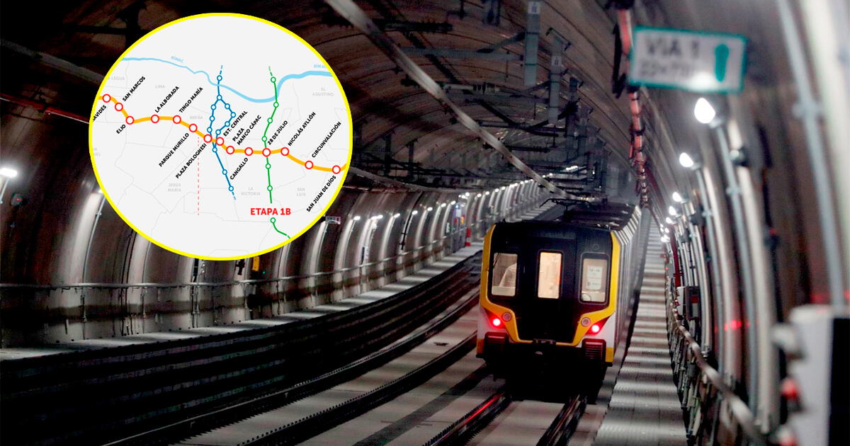 Estos serán los paraderos de la Línea 2 del Metro: conoce cuál es la ruta desde Ate al Callao