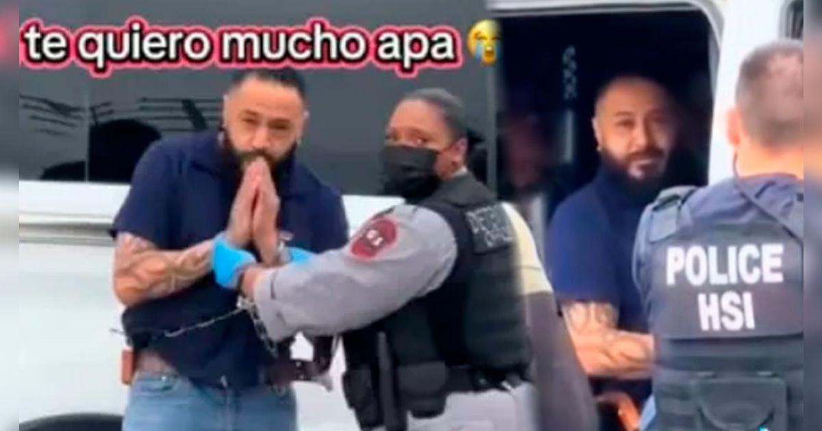 ICE arresta a padre e hija rompe en llanto tras despedirse de él: 
