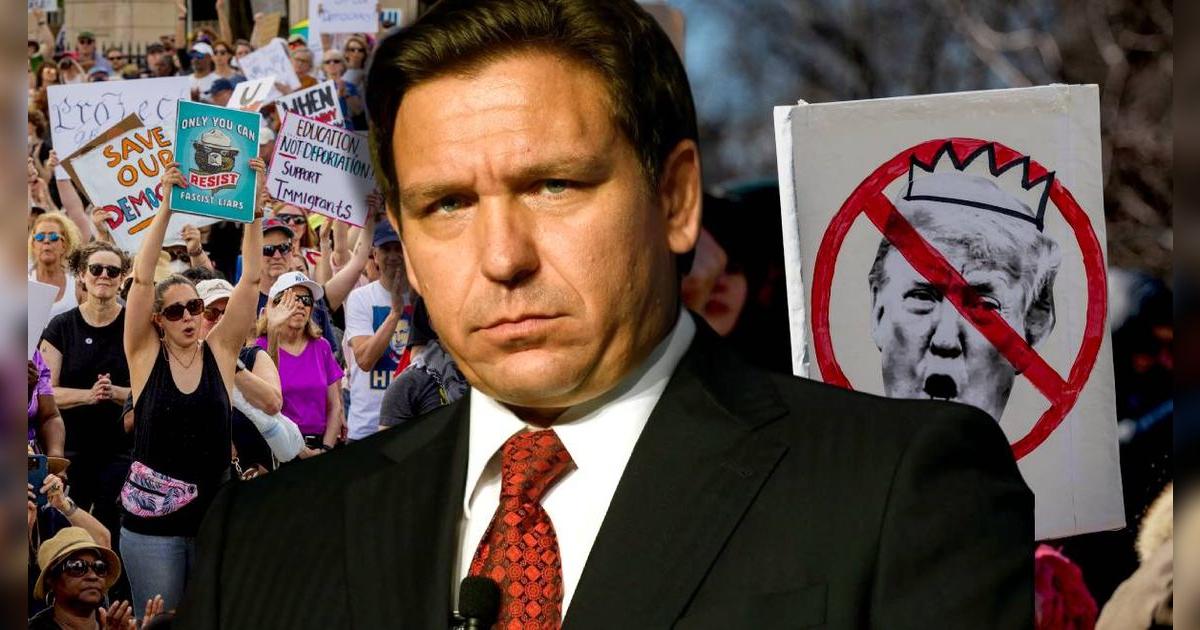 Inmigrantes de Florida EN RIESGO: Ron DeSantis confirma que respaldaría a conductores que ATROPELLAN A MANIFESTANTES