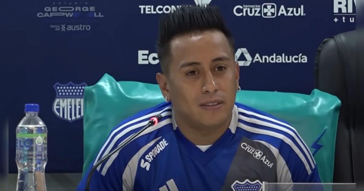 Christian Cueva fue consultado por Cienciano en presentación con Emelec y así respondió: 