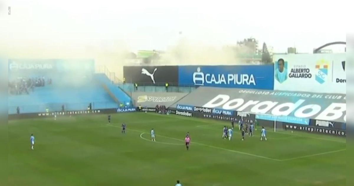 Así se vivió el fuerte sismo en el Cristal vs. Garcilaso: cámaras se movieron y estadio se empolvó