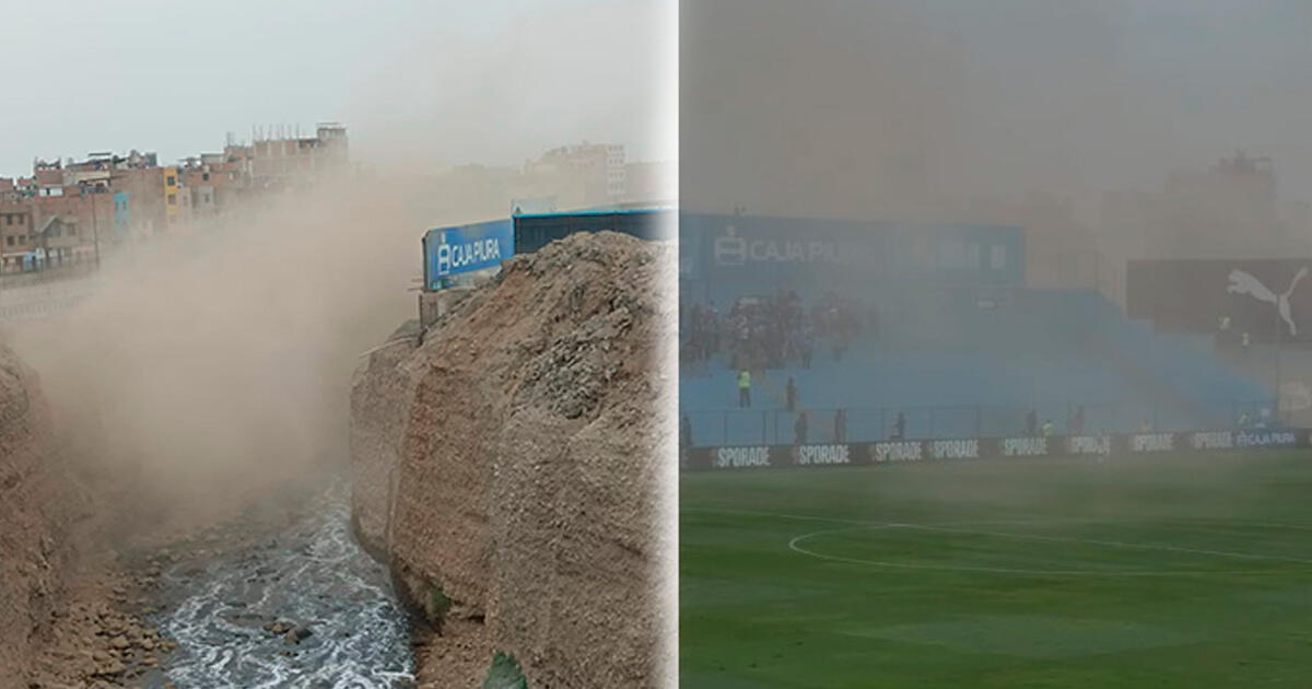 Temblor en Lima causó derrumbe en la parte trasera del Estadio Alberto Gallardo de Sporting Cristal