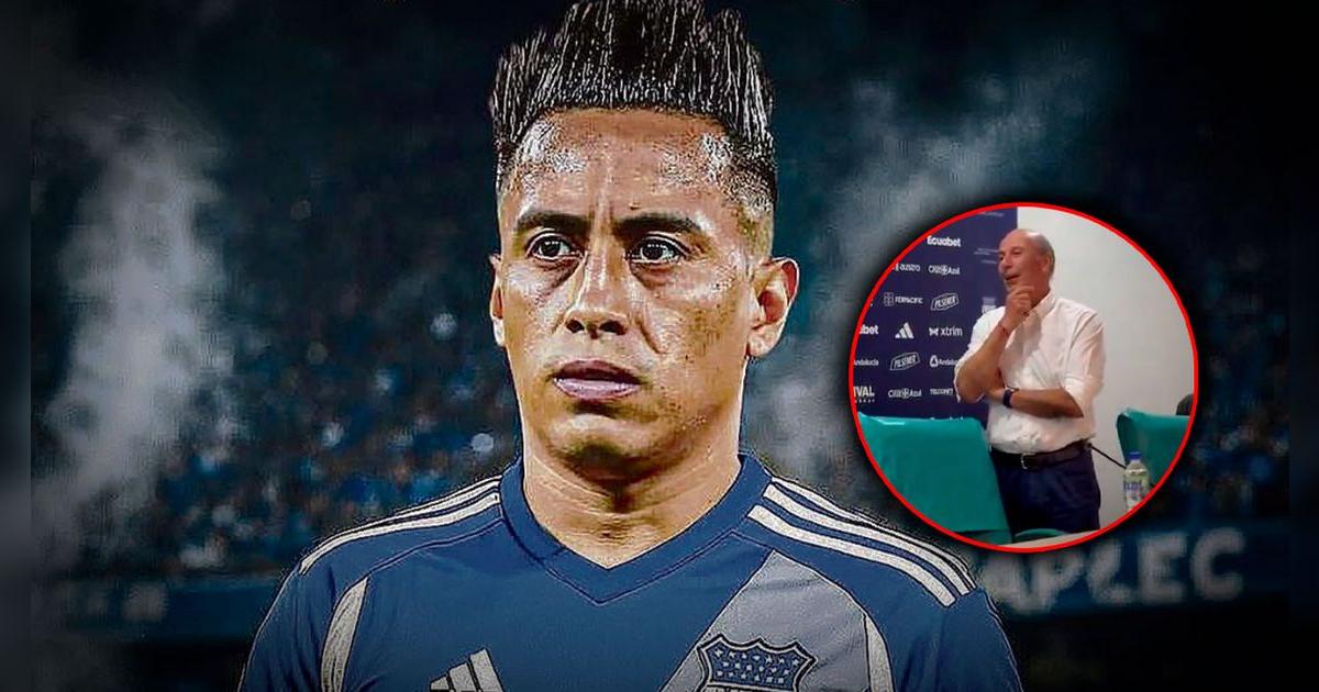 Dirigente de Emelec envió firme advertencia a Christian Cueva tras fichaje: 