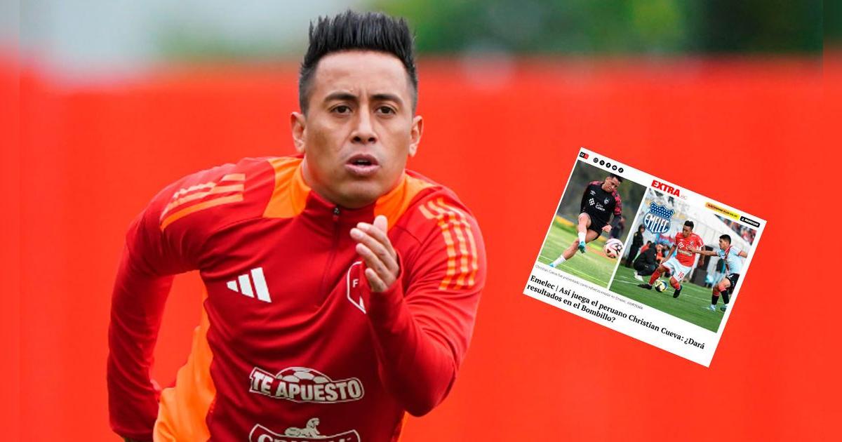 Christian Cueva es noticia en Ecuador tras ser presentado como jugador de Emelec: 