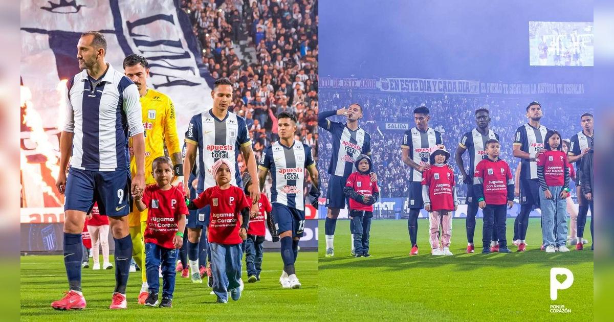 Alianza Lima y el emotivo gesto que tuvo antes del partido con Sport Huancayo