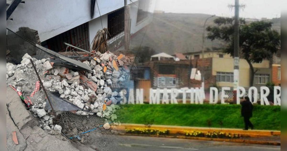 Atención vecinos de San Martín de Porres: municipio anunció importante medida tras sismo de 6.1 grados