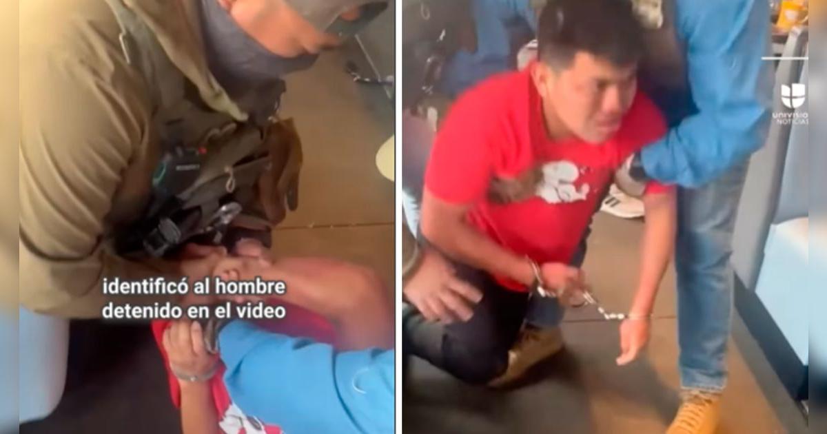 EE. UU.: reportan el VIOLENTO arresto de un trabajador en conocido restaurante por parte de ICE