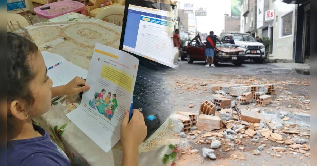 Se confirman clases virtuales tras sismo en Lima: DRELM revela qué colegios y distritos son los más afectados